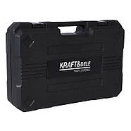 Акумуляторний гайковерт 750 Нм Kraft&Dele KD3407 – ударний інструмент з набором головок, фото 3