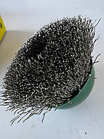 Щітка чашкова для неіржавкої сталі м'яка 80 мм. Klingspor