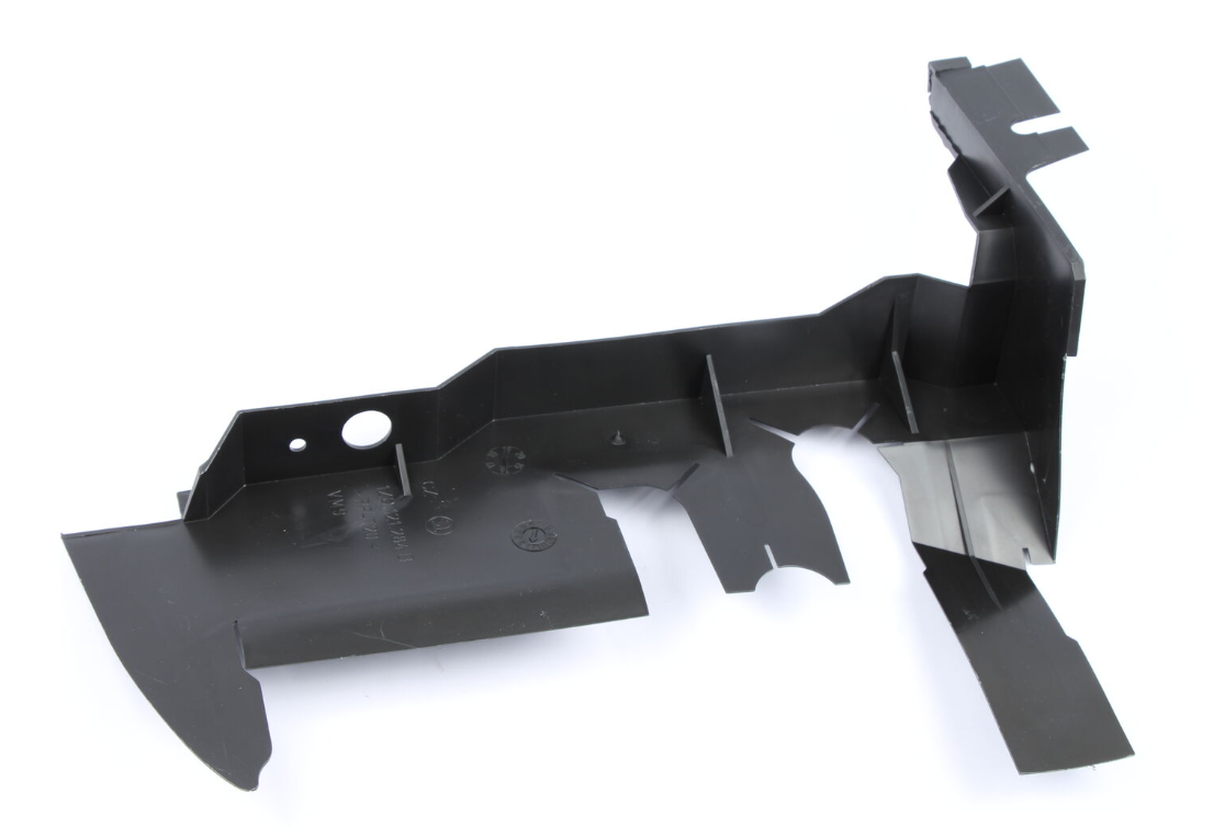 Дефлектор радіатора правий VW Caddy 04- (Тайвань), фото 1