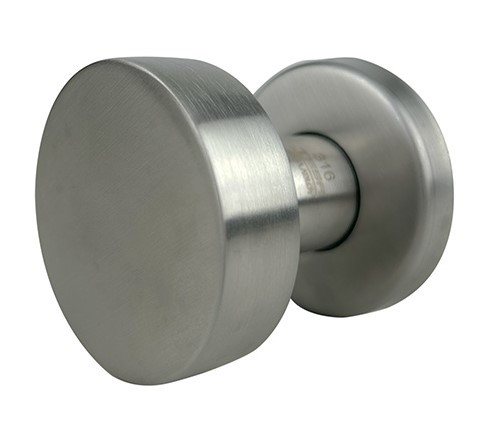 Дверна ручка кноб одностороння TESA Knob Traffic fix, матова нержавіюча сталь (Ізраїль)
