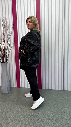 Шикарний кардиган-бомбер "Хамелеон" великого розміру 62-64 66-68 70-72 74-76, фото 3