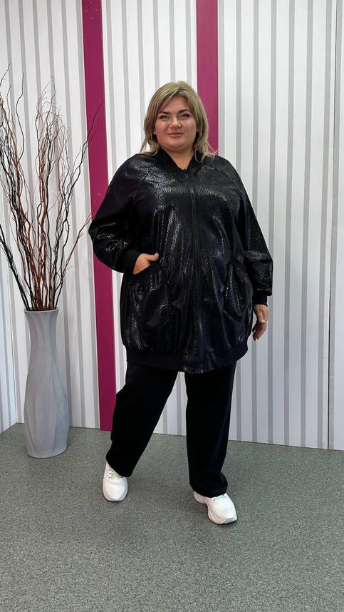 Шикарний кардиган-бомбер "Хамелеон" великого розміру 62-64 66-68 70-72 74-76, фото 1