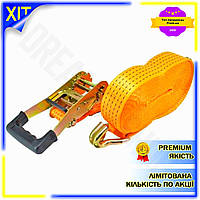 DM Ремінь стяжний Белавто специфікація 2.2 6т 10м стрічковий для закріплення вантажу транспортувальний SPE|LZ