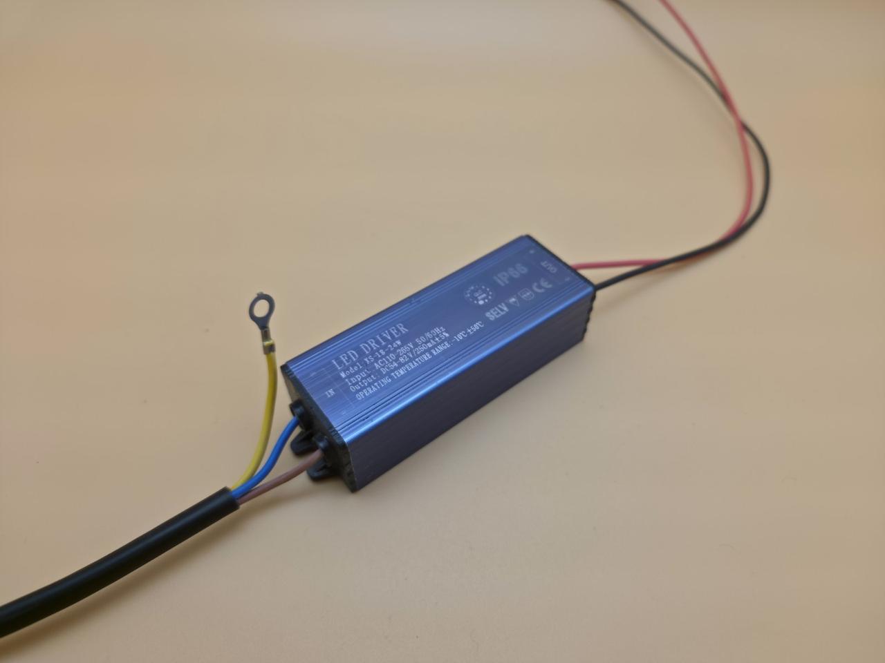 Драйвер світлодіода LD 18-24x1W 220 V IP67 герметичний