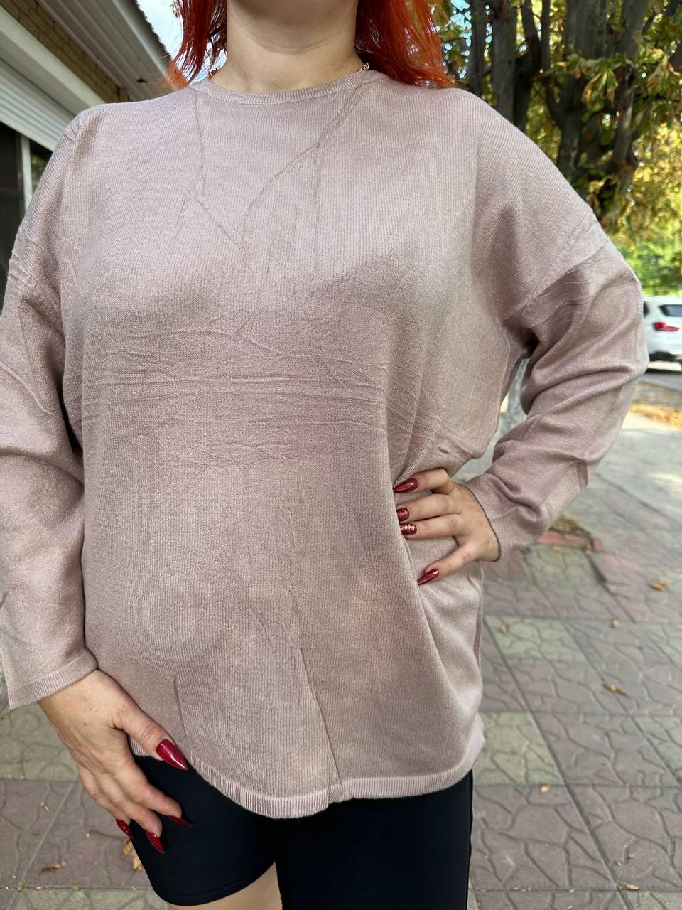 Жіночий кашеміровий светрик "G.L.S.A." Art: 25509 Розмір 56-62, фото 1