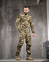 Військова армійська форма з фліскою осінь піксель | Тактичний костюм піксель