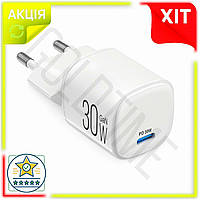 GL Сетевое зарядное устройство Brevia ePowerGaN 30W USB-C для смартфонов и планшетов быстрая зарядка б LO31\PR