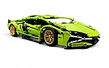 Конструктор Cyberpunk Lambo Sian гоночна модель з підсвіткою, фото 5