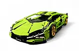 Конструктор Cyberpunk Lambo Sian гоночна модель з підсвіткою, фото 4