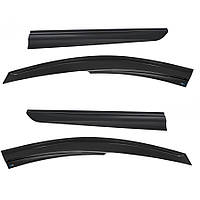 Дефлекторы окон (ветровики) Renault Duster 2010-2016, 4шт, SunPlex, на скотче