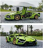 Конструктор Cyberpunk Lambo Sian гоночна модель з підсвіткою, фото 2