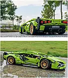 Конструктор Cyberpunk Lambo Sian гоночна модель з підсвіткою, фото 3