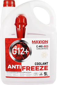 Антифриз MAXION  5L G12+ RED (концентрат)