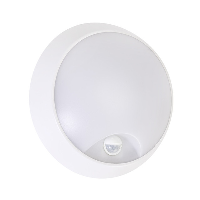 Светильник ЖКХ Horoz SORENTO 3CCT 20W круглый IP54 с датчиком дв.