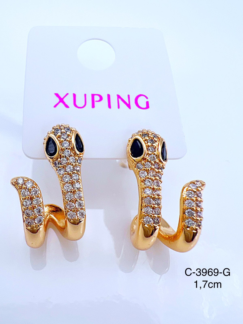 Сережки Xuping позолота