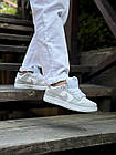 Кросівки Nike dunk SB шкіряні низькі сірі спортивні бігові кеди молодіжні найк весна осінь, фото 2