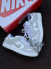 Кросівки Nike dunk SB шкіряні низькі сірі спортивні бігові кеди молодіжні найк весна осінь, фото 8