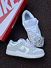 Кросівки Nike dunk SB шкіряні низькі сірі спортивні бігові кеди молодіжні найк весна осінь, фото 10