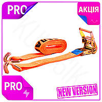 CI Стяжний ремінь Білавто 1,5т Top Quality 5м для закріплення вантажу стрічковий механізм швидкозатиск CI2-888