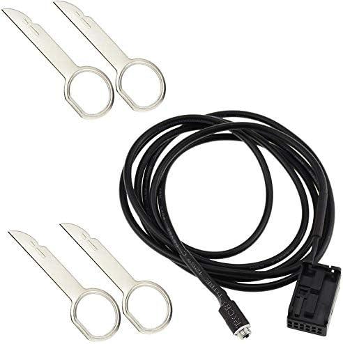 Кабель KASER AUX для автомагнітоли Ford (Focus Mk2, C-MAX Mk1, Mondeo Mk3, Connect, Transit, Fiesta, Fusion), фото 1