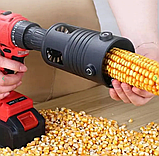Кукурудзочистка Кукурудзочистка Луску Насадки для дрилів Пристрій для очищення кукурудзи Чищення для кукурудзи, фото 7