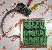 Плата індикації дисплей 3v Н-1112 Прок Oлімп RX-WI-FI Розмір 78х87мм