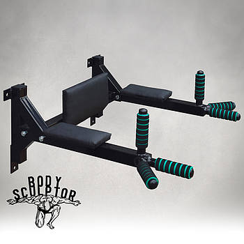 Бруси та прес настінні 2в1 Чорні