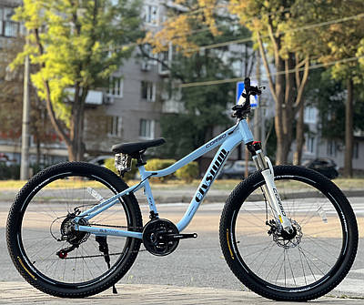 Велосипед жіночий 27,5" Corso Elysium LS-27930 блакитний на зріст 147-162 см