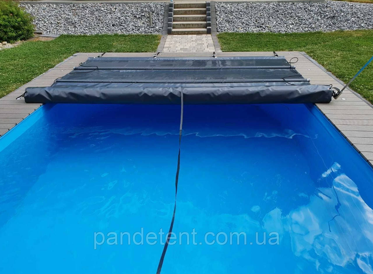 Тентове покриття для басейну з  ПВХ тканини Sioen (Бельгія)
