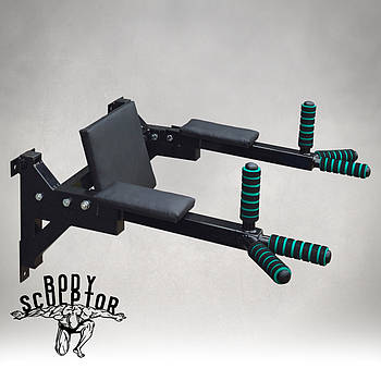 Бруси та прес настінні підйомні Чорні