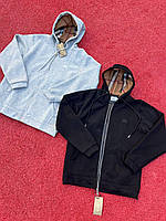 Мужская кофта Burberry зепка Худи черное и серое Толстовка мужская с капюшоном Burberry Практичная модель Комфортная одежда