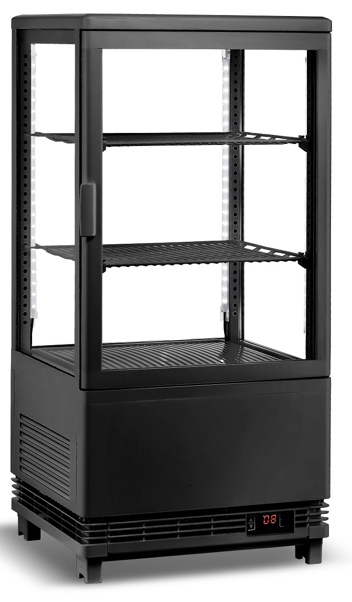 Шафа-вітрина холодильна REEDNEE RT58B black, фото 1