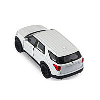 Машинка метал Ford Explorer 2023 Форд білий 1:43 відкр двері 5*12*4см (250392W), фото 4