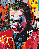 Картина за номерами DC Бетмен Джокер Batman Joker 40х50 см PN DC BJ