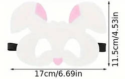Карнавальна дитяча маска Зайчика Зайченя