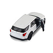 Машинка метал Ford Explorer 2023 Форд білий 1:43 відкр двері 5*12*4см (250392W), фото 5