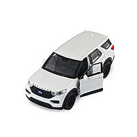 Машинка метал Ford Explorer 2023 Форд білий 1:43 відкр двері 5*12*4см (250392W), фото 6