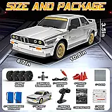 Радіокерована машинка BMW Дріфт-кар RC Автомобіль 1:16 50 км/год, повний привід для дрифту, фото 8