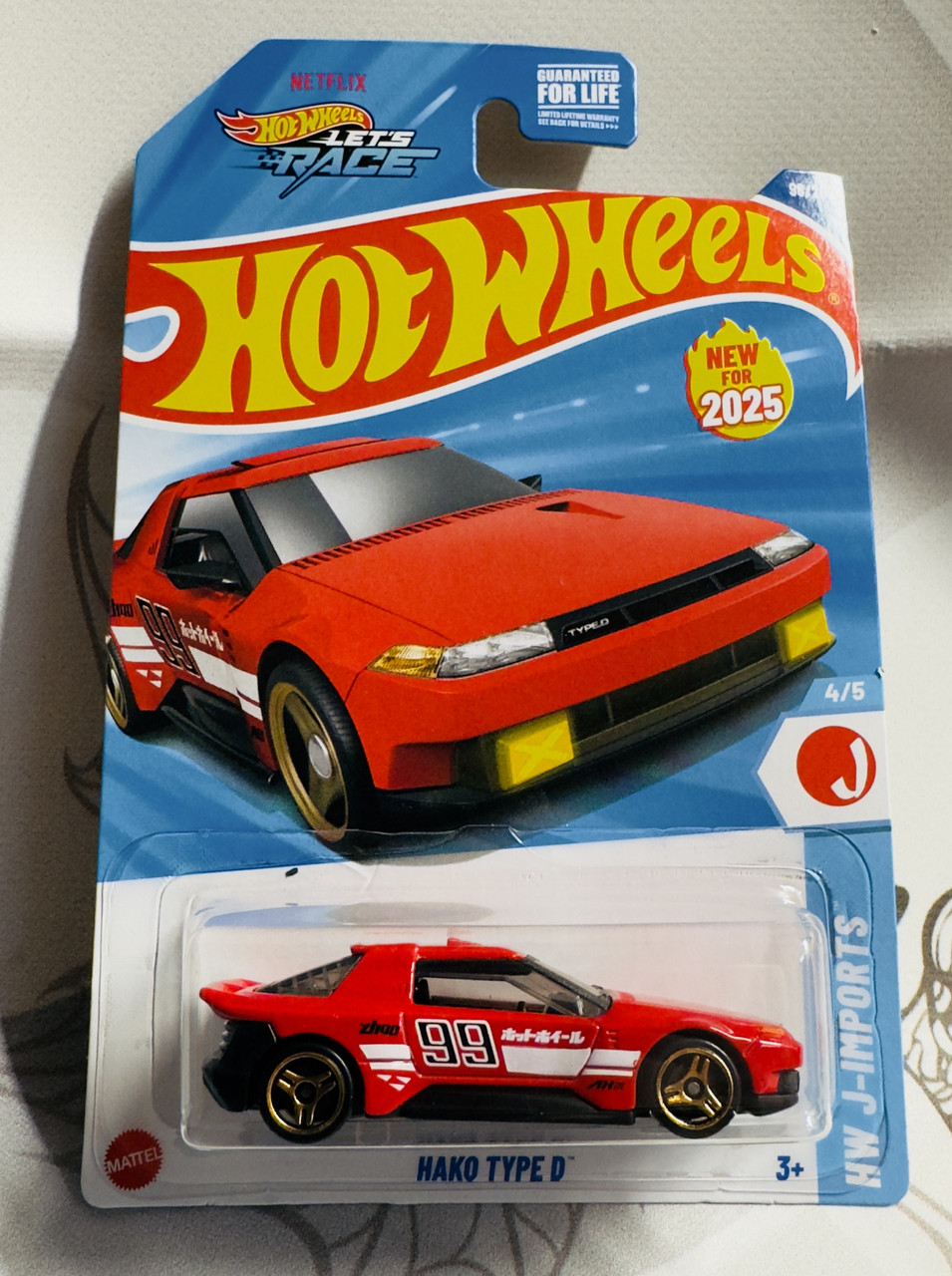Колекційна машинка Хот Вілс Hot Wheels Hako Type D