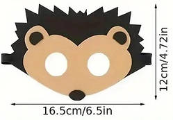 Карнавальна дитяча маска Їжачок