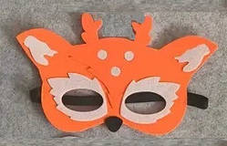Карнавальна дитяча маска Оленя Олень