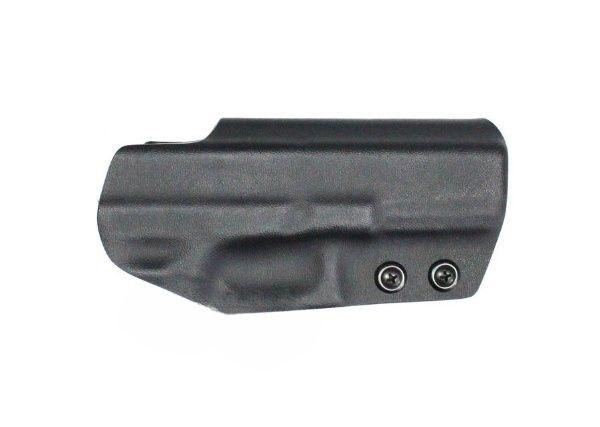 Кобура поясна Glock 17, 22, 31 з кліпсою (кайдекс, чорний)
