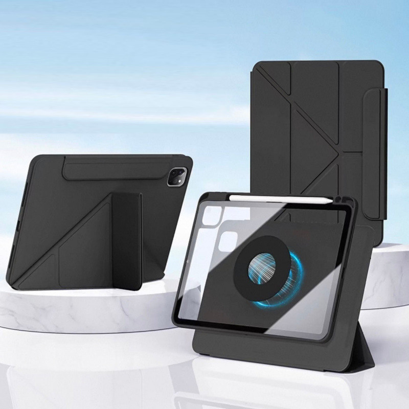 Чохол Magnetic Lenovo Idea Tab Pro TB373FU / Xiaoxin Pad Pro 12.7" (2025) знімний з місцем для стілусу Чорний, фото 1