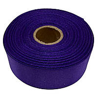 Атласна стрічка фіолетова для рукоділля, декору і творчості 2,5 см x 23 м