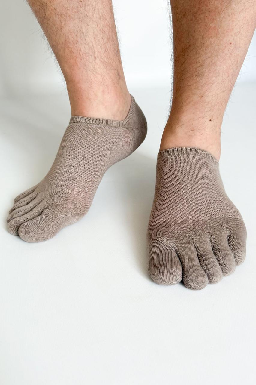 Чоловічі сліди з окремими пальцями Aero Apmi 42-46 бежевий, фото 1