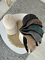 Бейсболка вельвет