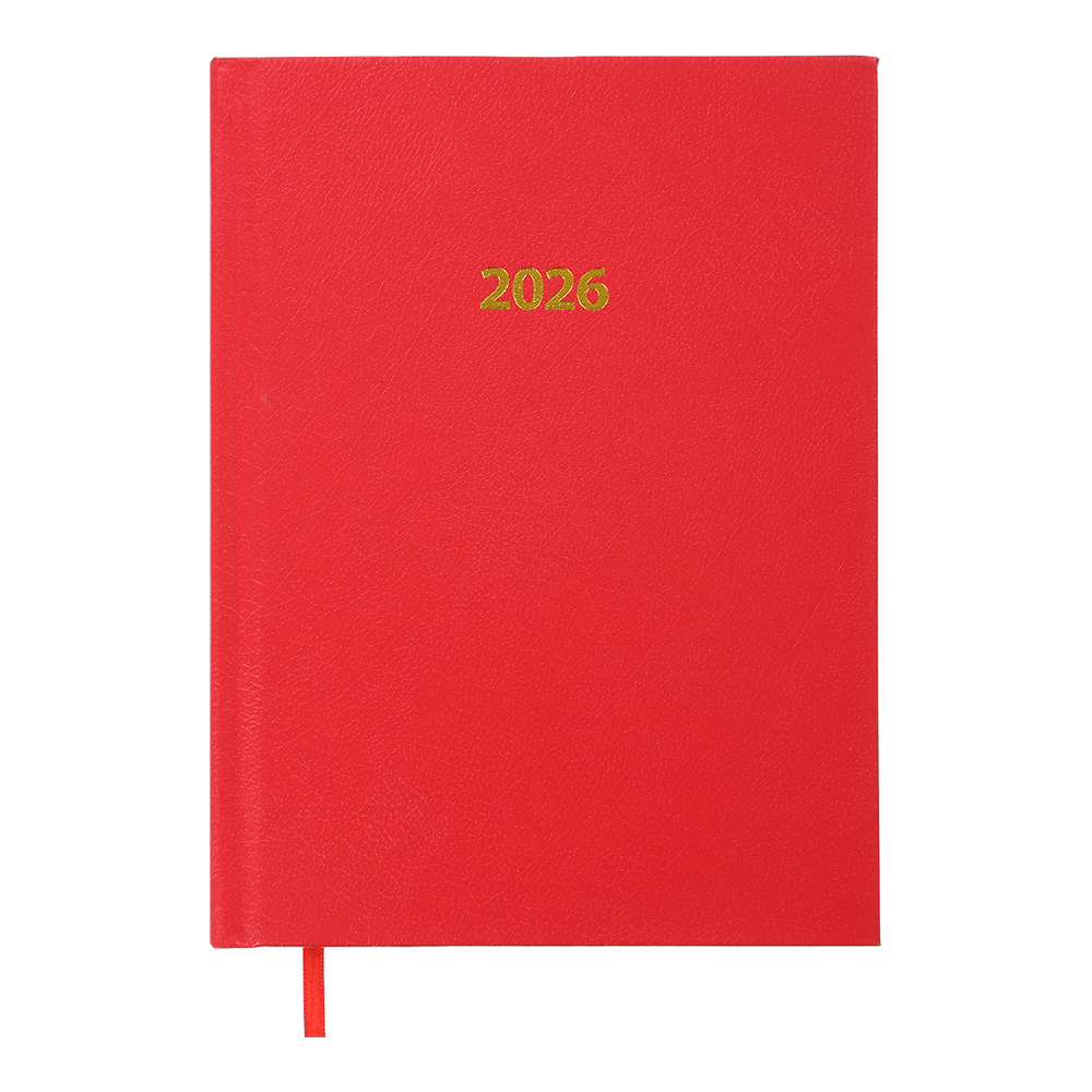 Щоденник датир. 2026 STRONG, A5, червоний, бумвініл, фото 1