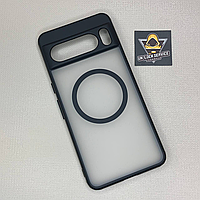 Чохол Google Pixel 8 Pro Wlons Hybrid MagSafe Матовий Протиударний чорний