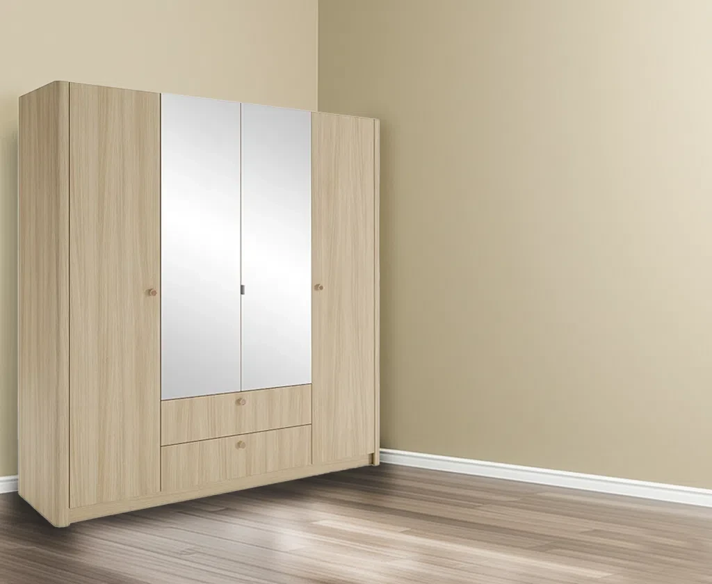 Шкаф Viki A 213 4D2S, дуб бариста, фото 1