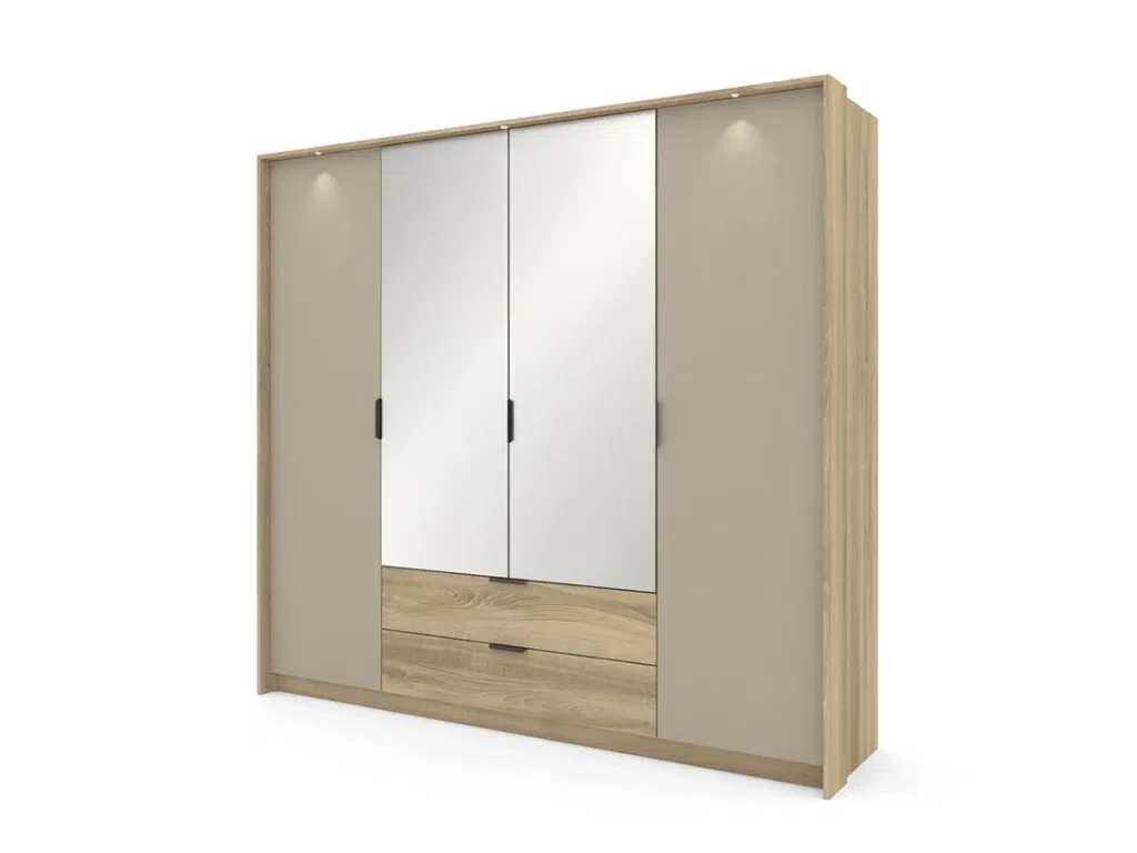 Шафа Letto A 220 4D2S, дуб Терра/сірий камінь, фото 1